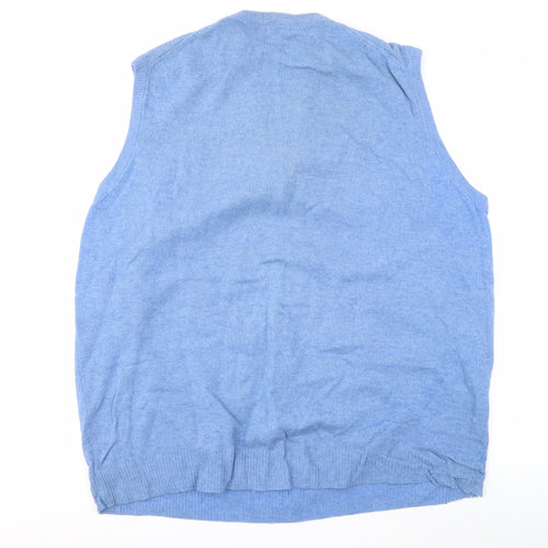 James Pringle Men's Blue XL Knit Vest