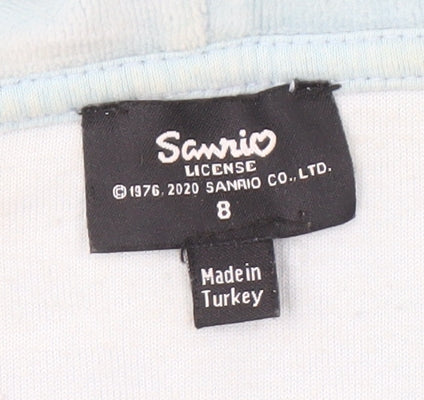Sanrio Women’s Blue Full Zip Hoodie Size 8