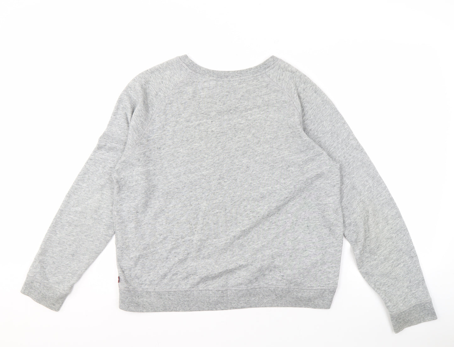 Levi's Men's Grey XL Pullover Sweatshirt - Logo Accent