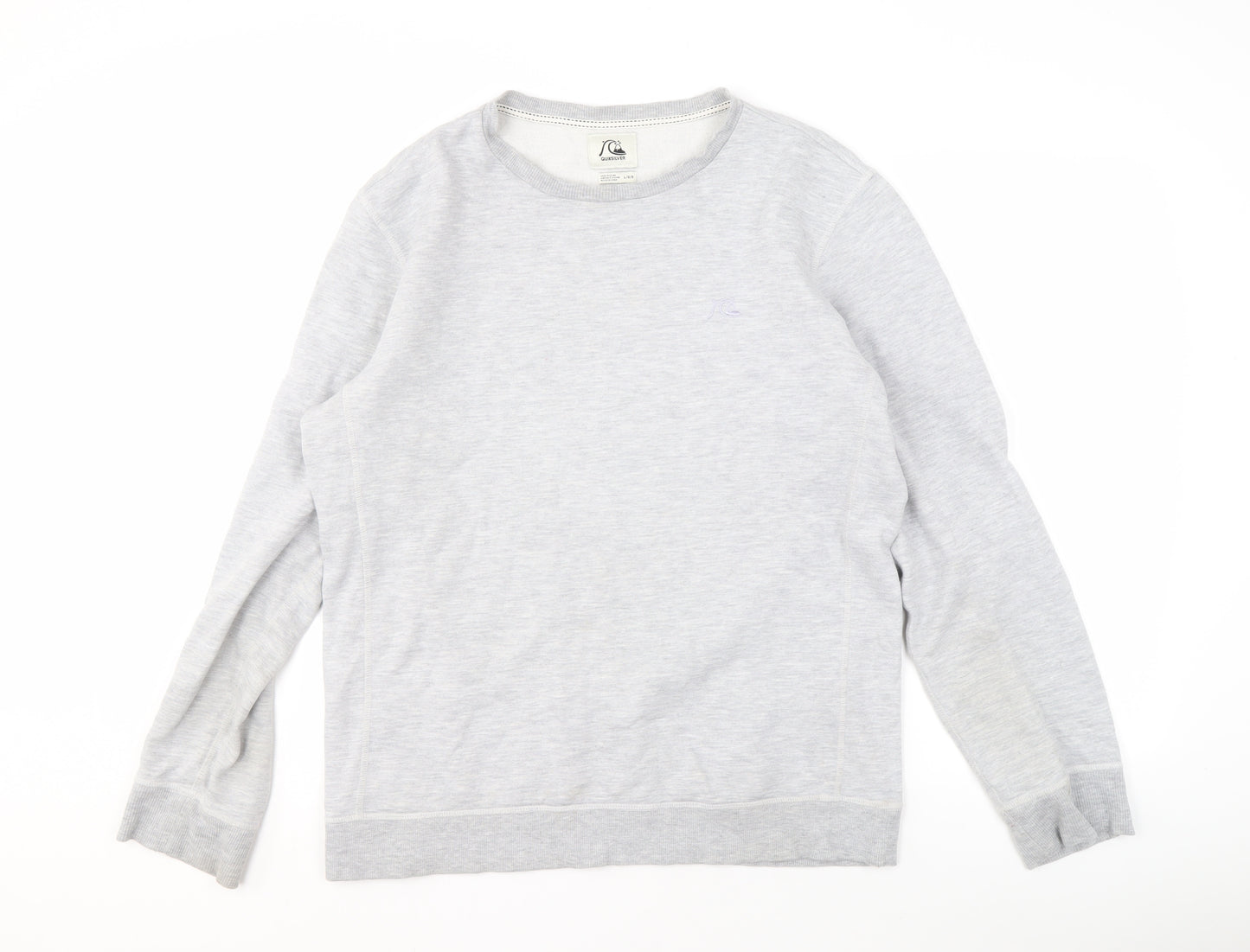 Quiksilver Unisex Adults Grey Pullover Sweatshirt L