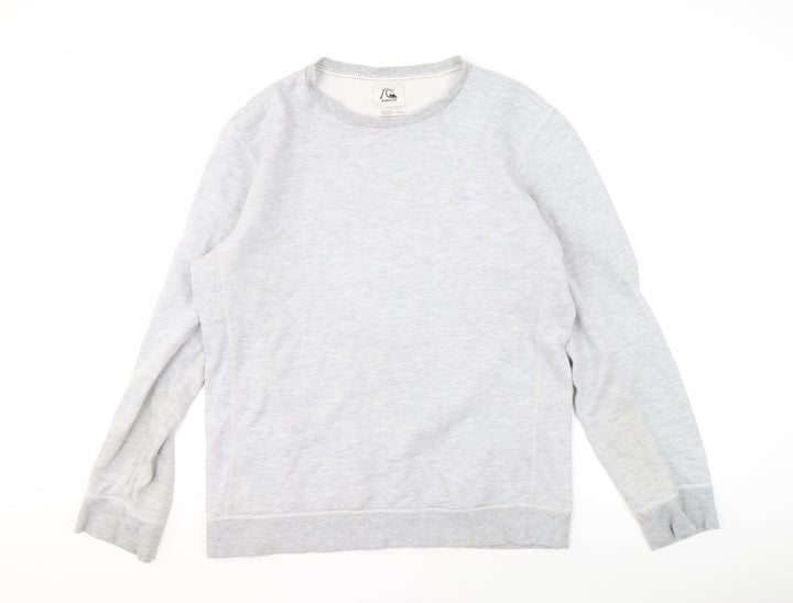 Quiksilver Unisex Adults Grey Pullover Sweatshirt L