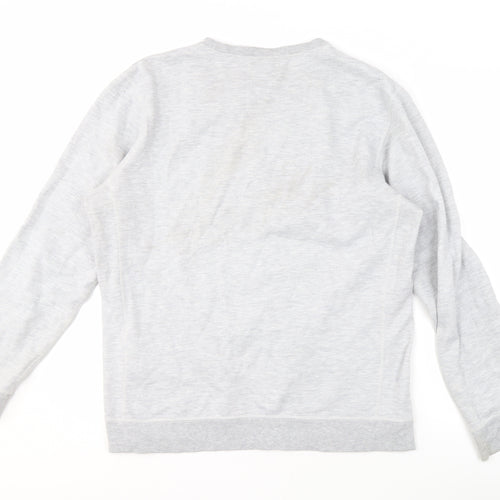 Quiksilver Unisex Adults Grey Pullover Sweatshirt L