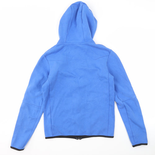 Nike Men's Blue Full Zip Hoodie, XS - Stylish Gym Wear