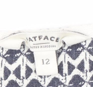 Fatface Women's Multicoloured A-Line Skirt Size 12