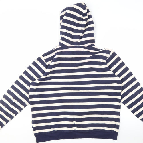 Mountain Warehouse Women's Blue Striped Pullover Hoodie Size 18