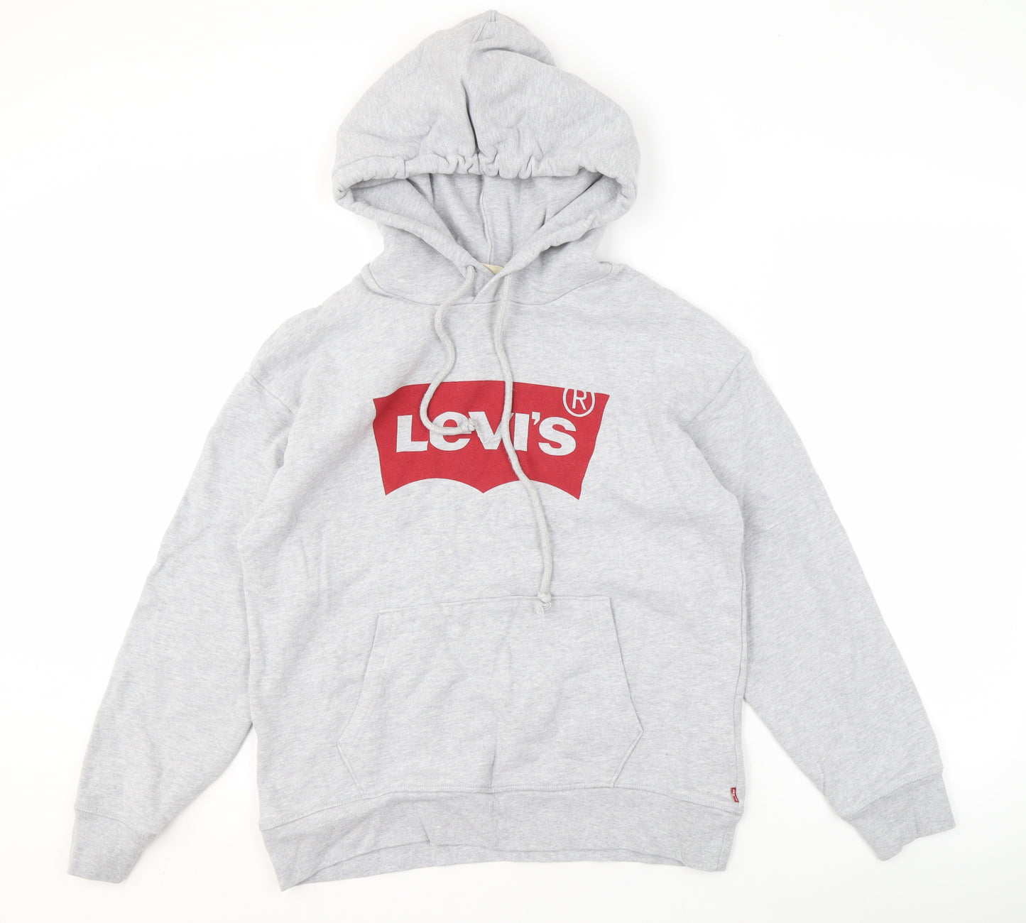 Levi's Men's Grey Logo Pullover Hoodie, Size S