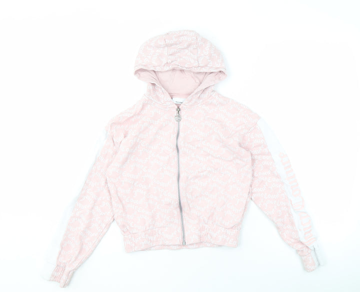 Juicy Couture Girls Pink Full Zip Hoodie 10-11 Years
