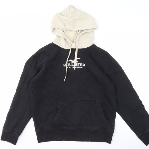 Hollister Men's Black Medium Pullover Hoodie