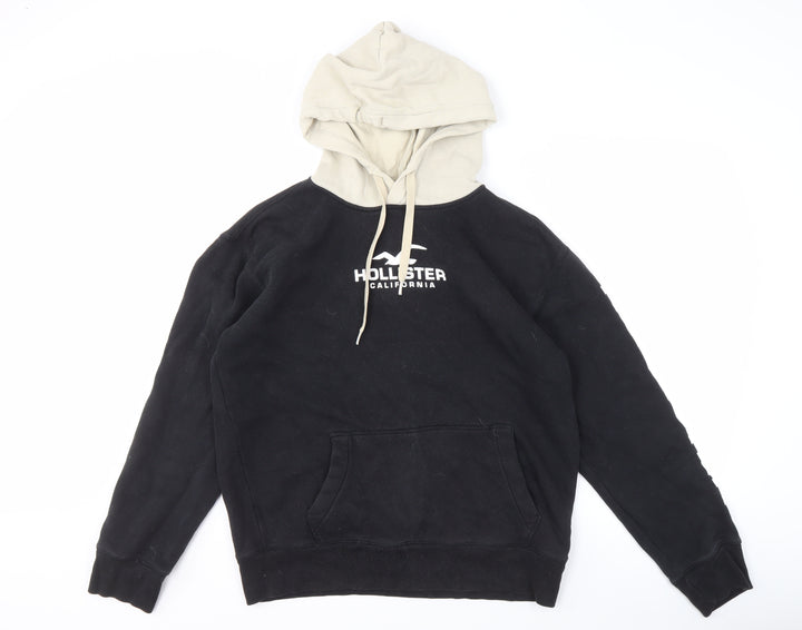 Hollister Men's Black Medium Pullover Hoodie