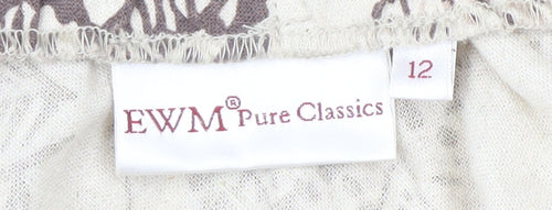 EWM Pure Classics Women's A-Line Floral Skirt