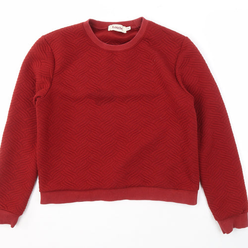 Louche Women's Red Pullover Sweatshirt Size 12