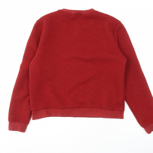 Louche Women's Red Pullover Sweatshirt Size 12