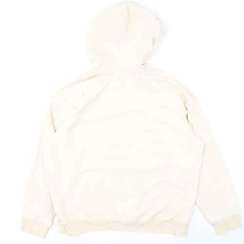 Levi's Men's Beige Hoodie, Size L, Relaxed Fit