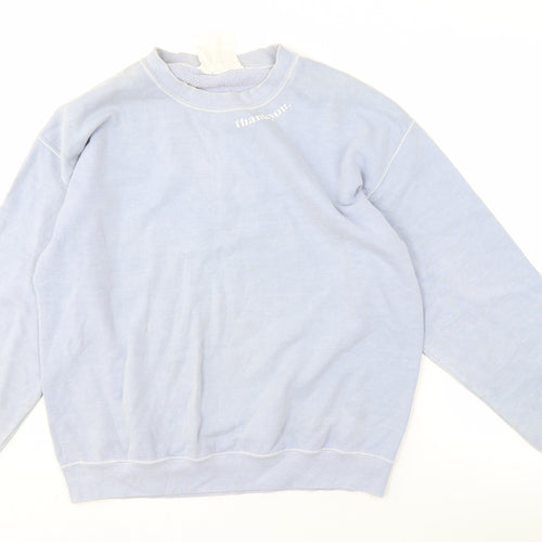 Urban Outfitters Unisex Blue Pullover Sweatshirt S