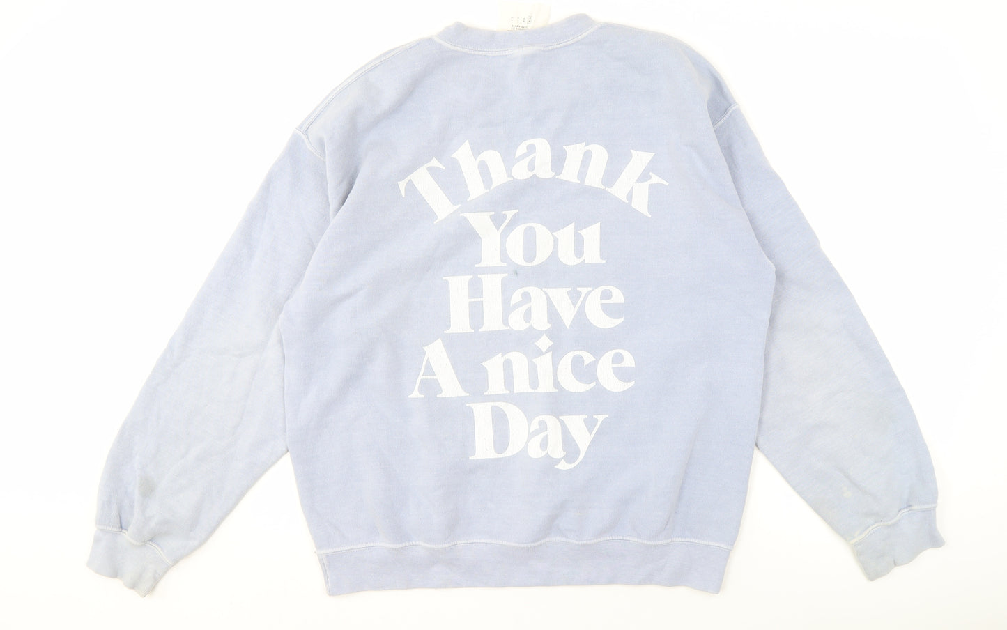 Urban Outfitters Unisex Blue Pullover Sweatshirt S