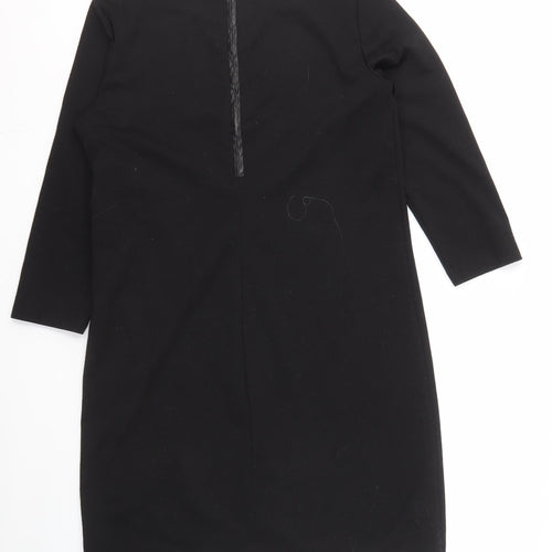 GAP Women's Black Sheath Dress M Workwear 3/4 Sleeve