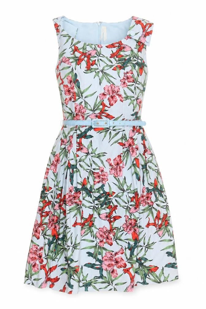 Front view of Stella Women's Floral Multicoloured Dress, size 10