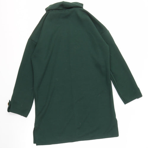 River Island Green Women's Roll Neck Sweatshirt Size 12