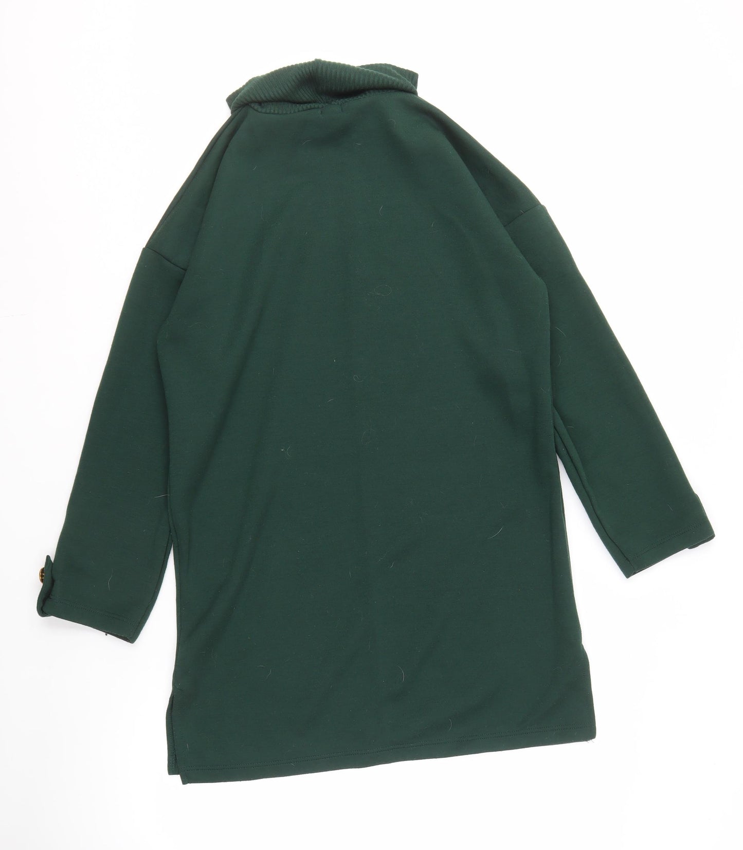 River Island Green Women's Roll Neck Sweatshirt Size 12