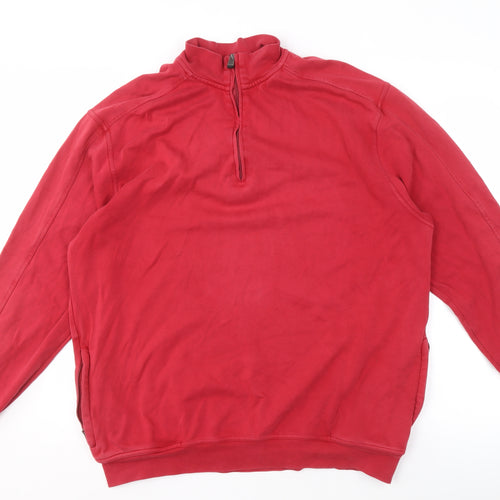 Greg Norman Men's Red Pullover Sweatshirt, Size L