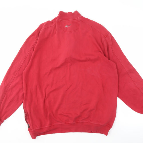 Greg Norman Men's Red Pullover Sweatshirt, Size L