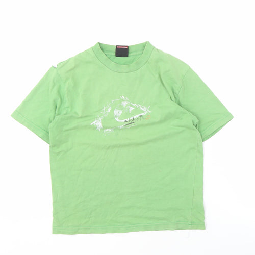 Quiksilver Boys Green Short Sleeve T-Shirt Size 8