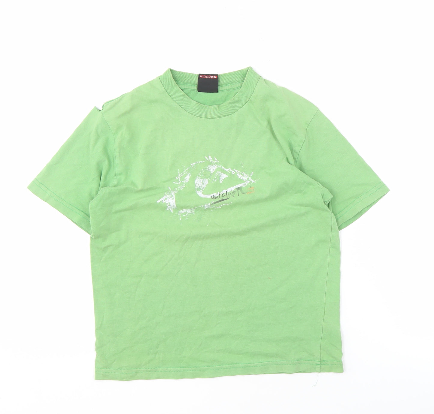Quiksilver Boys Green Short Sleeve T-Shirt Size 8