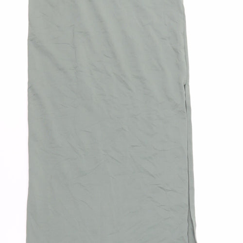 Bershka Women's XS Green Pencil Skirt