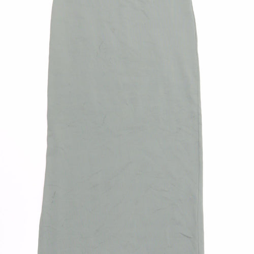 Bershka Women's XS Green Pencil Skirt