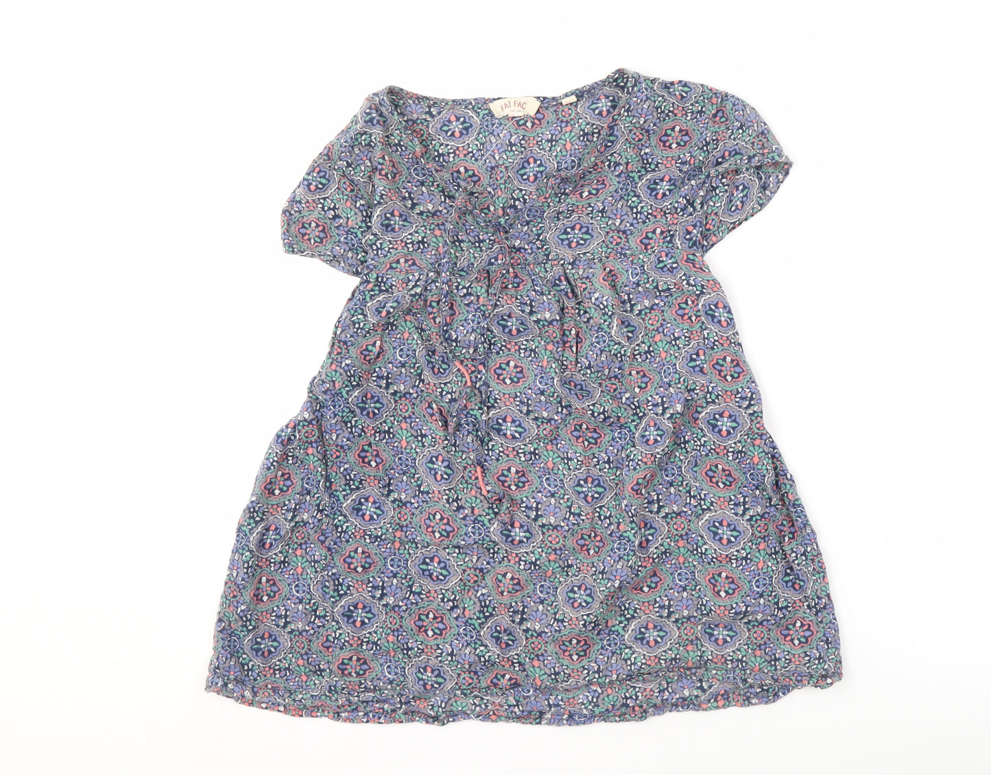 Fat Face Women's Multicoloured Floral T-Shirt Size 10