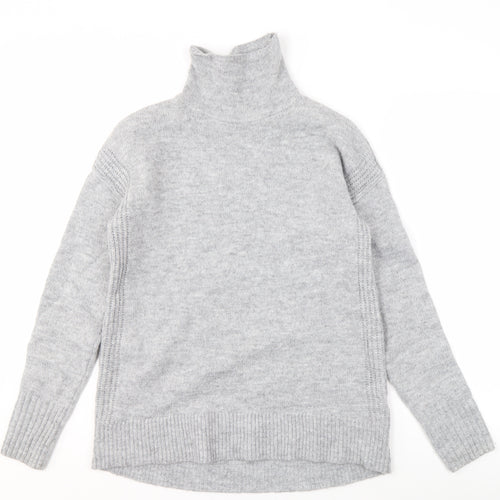 GAP High Neck Grey Jumper - M, Women's Fashion