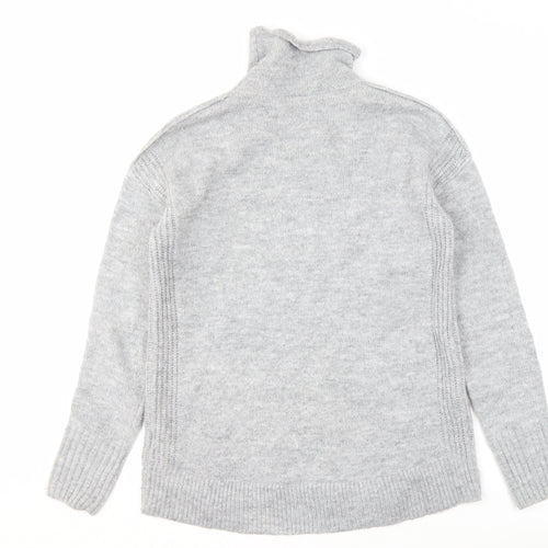 GAP High Neck Grey Jumper - M, Women's Fashion
