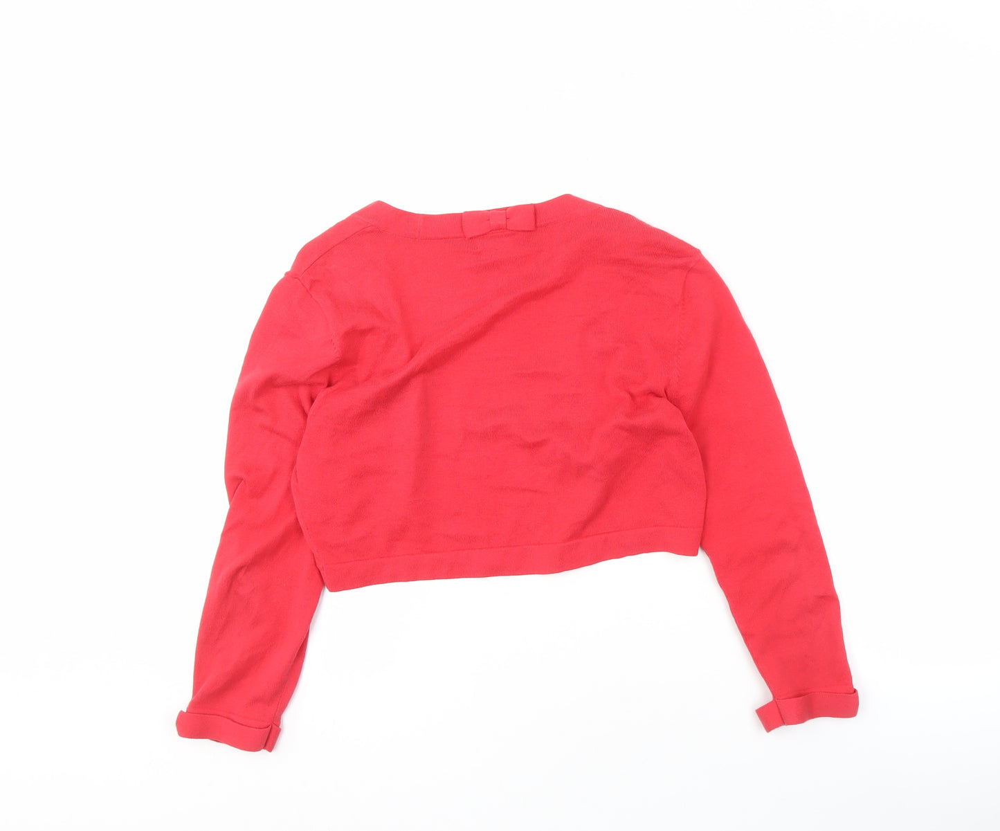 Monsoon Women's Red Shrug Size 12 Lightweight Casual
