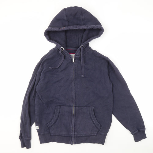 FatFace Men's Blue Full Zip Hoodie Size S