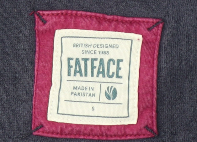 FatFace Men's Blue Full Zip Hoodie Size S