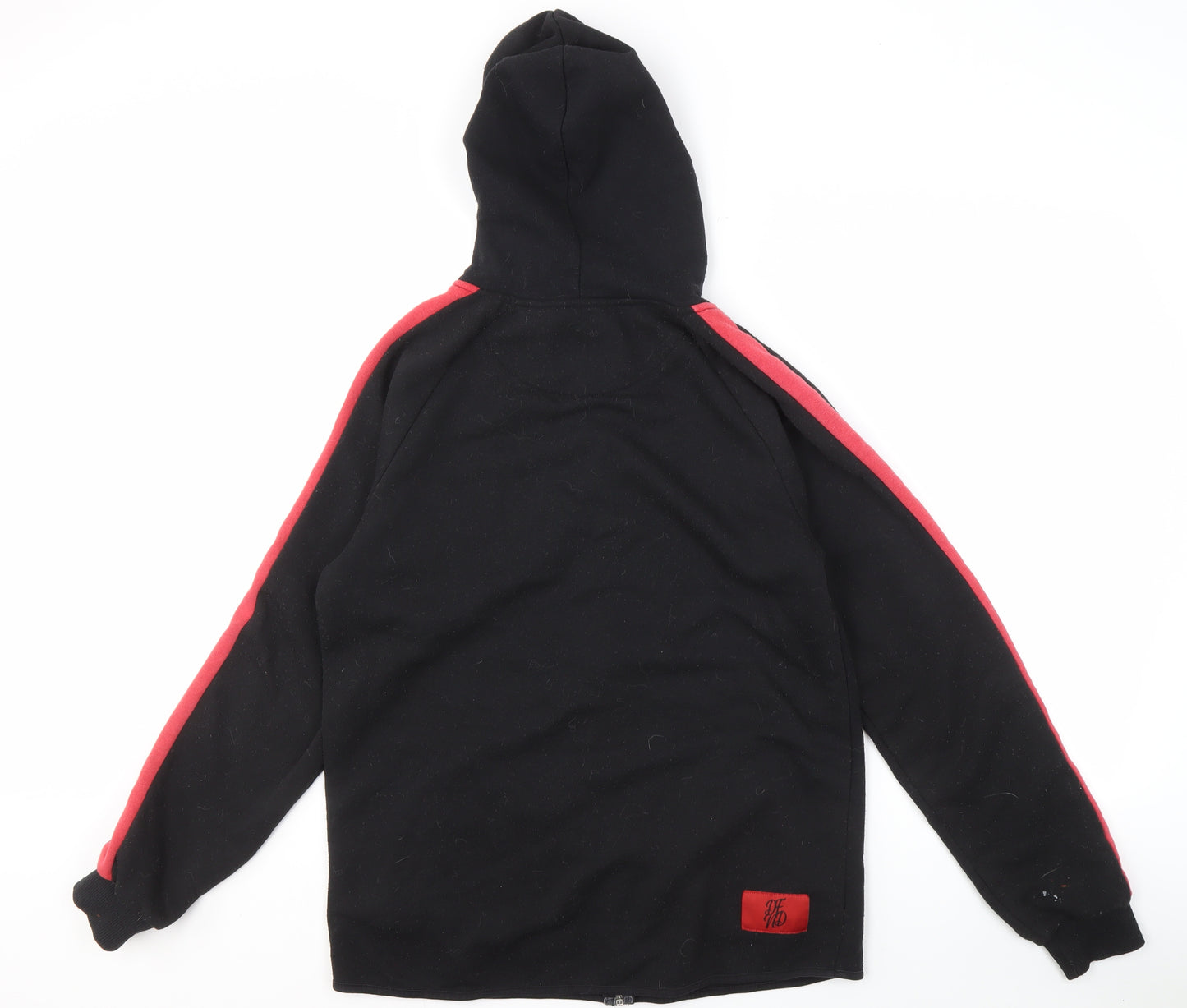 DFND Men's Black Full Zip Hoodie Size L with Logo