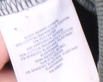 Lands' End Men's Green XL Henley Quilted Sweatshirt