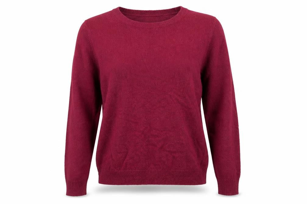 Front view of Paraphrase Women's Red Crew Neck jumper L