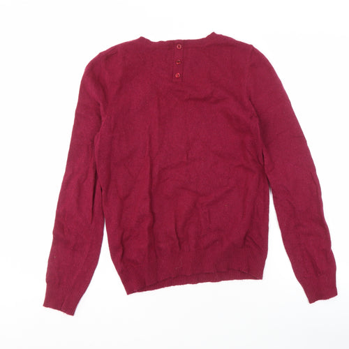 Paraphrase Women's Red Crew Neck Pullover Jumper L