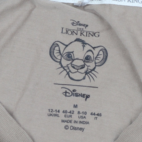 Disney Beige Lion King T-Shirt M Unisex Adults