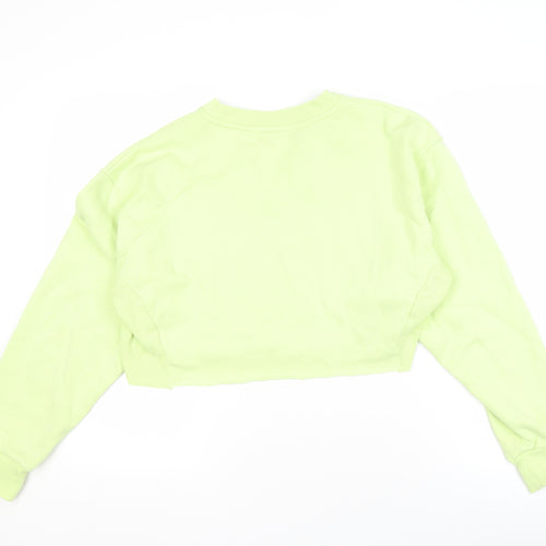 PacSun Women Green Pullover Sweatshirt Size S