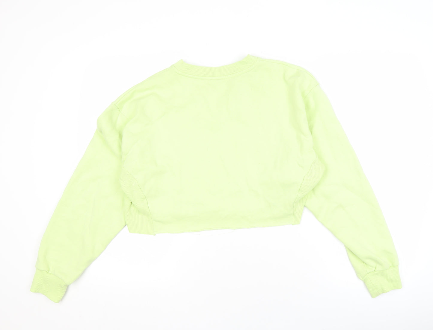 PacSun Women Green Pullover Sweatshirt Size S