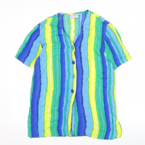 The Edinburgh Collection Women's Multicoloured Blouse Size 10