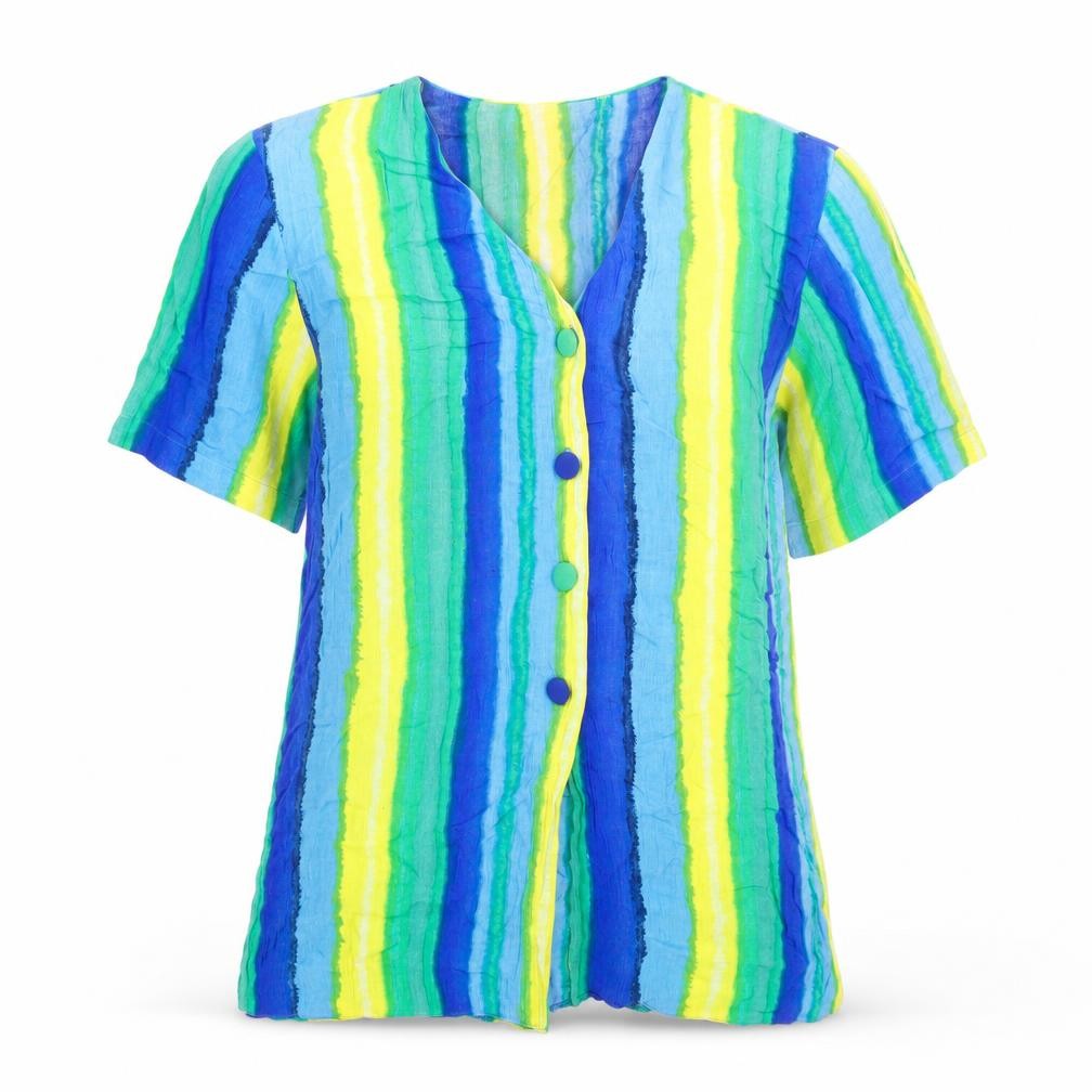 Front view of The Edinburgh Collection Women's Multicoloured Blouse, size 10