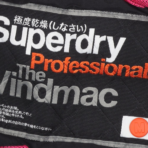 Superdry Women's Black Hooded Windbreaker Jacket M
