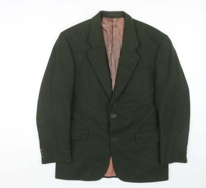Debenhams Men's Green Blazer, Size 38, Formal Wear
