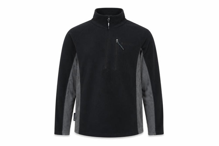 Mountain Warehouse Men's Black XS Fleece Pullover Sweatshirt