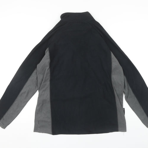 Mountain Warehouse Men's Black XS Fleece Pullover Sweatshirt