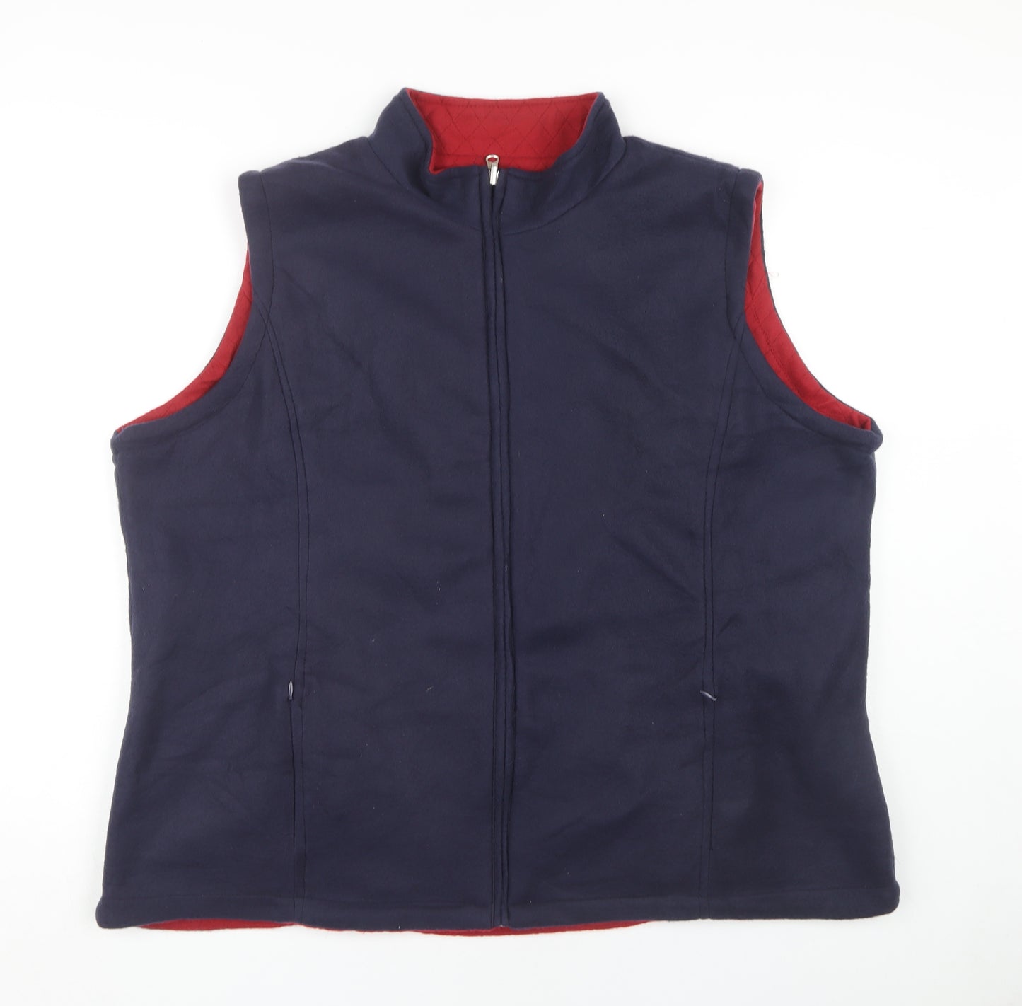 Anne de Lançay Women's Blue 2XL Fleece Waistcoat