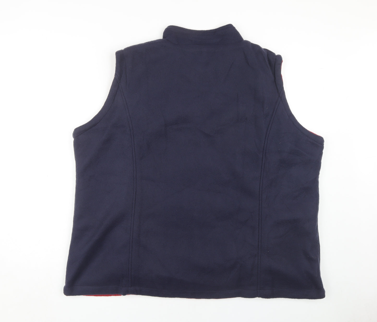 Anne de Lançay Women's Blue 2XL Fleece Waistcoat